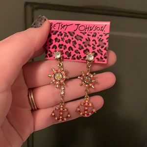 Betsey Johnson Ship Earrings